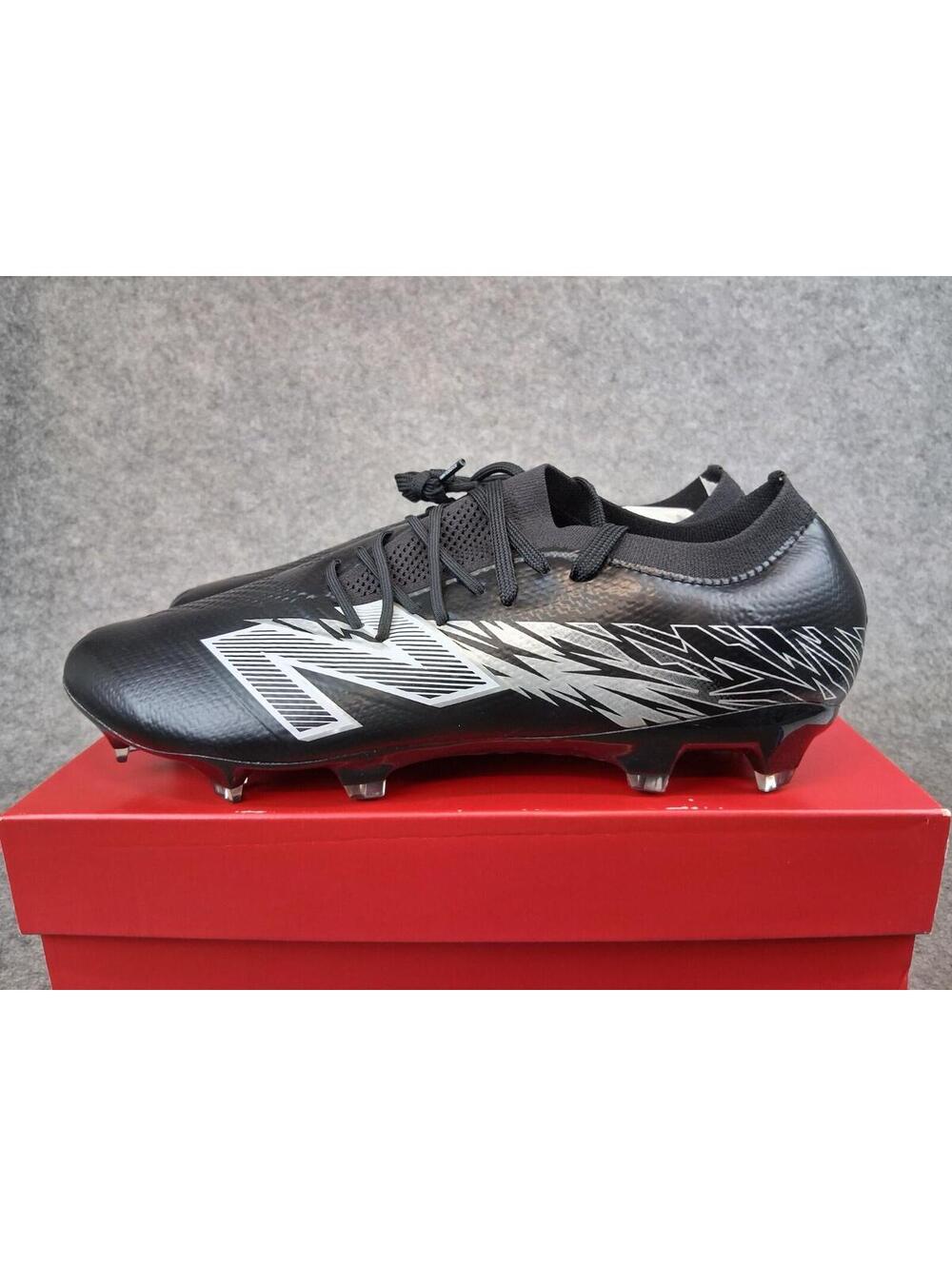 New Balance Mens Furon Pro FG V8 - Black/Gray, Size 11 US